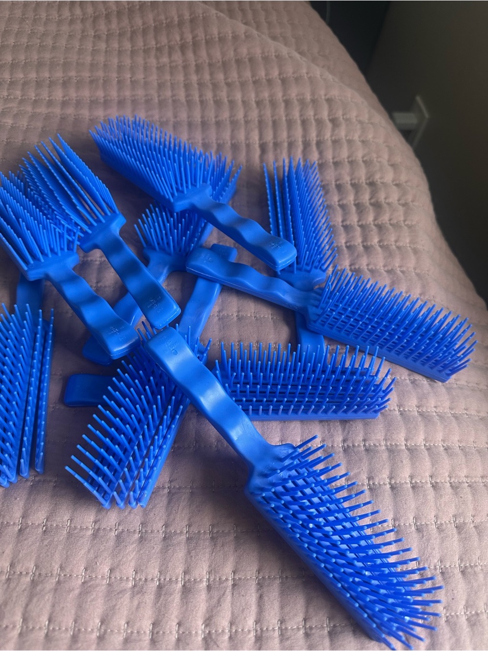 Blue Multi-Use Silicone Scrubbing Brushes - Pack of 10